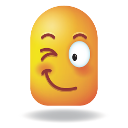 emoticono guiño