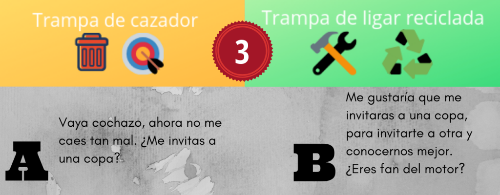 Trampa de reiciclaje de quien se acerca por dinero